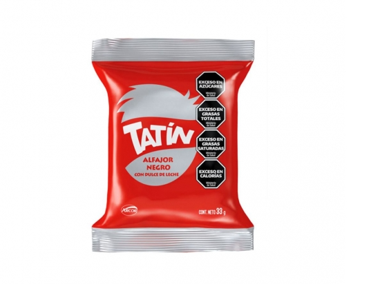 ALFAJOR TATIN NEGRO SIMPLE 33G