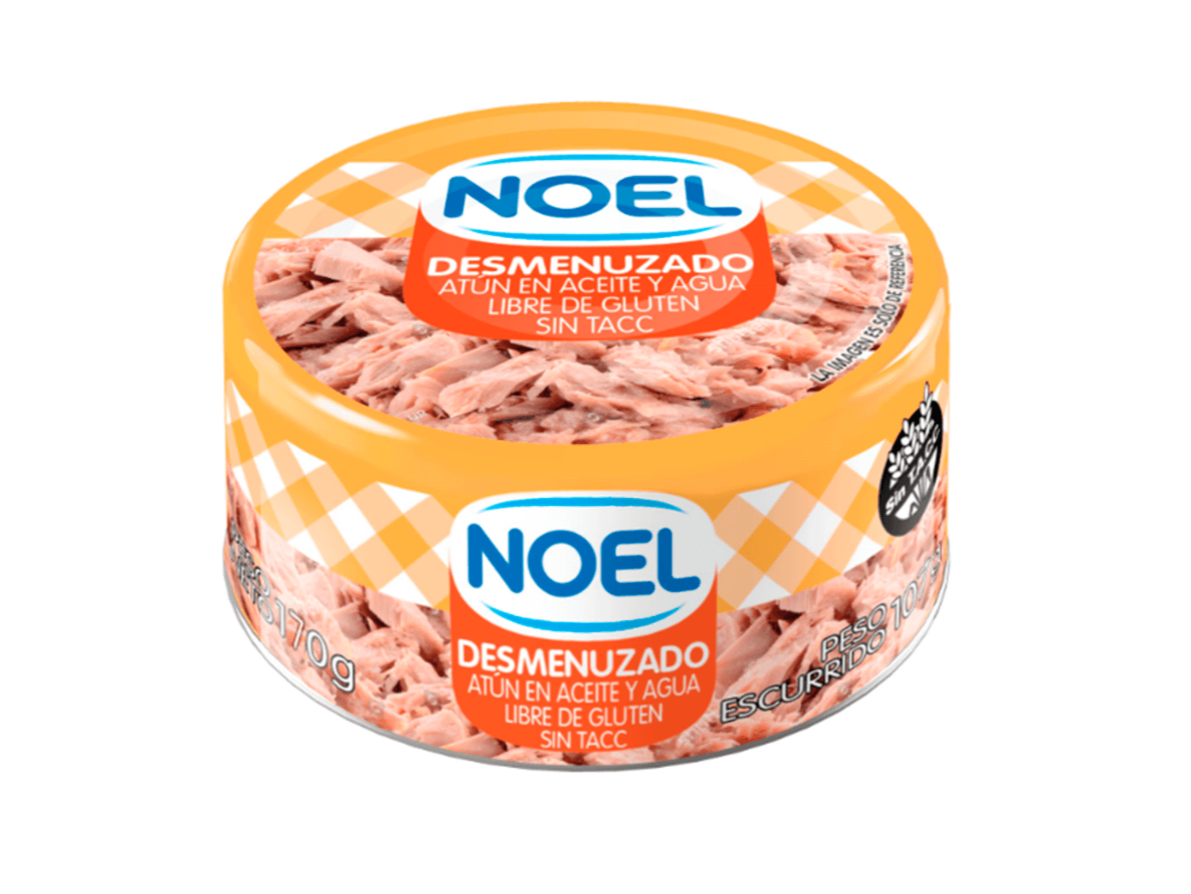 ATUN DESMENUZ. NOEL EN ACEITE Y AGUA 170GR