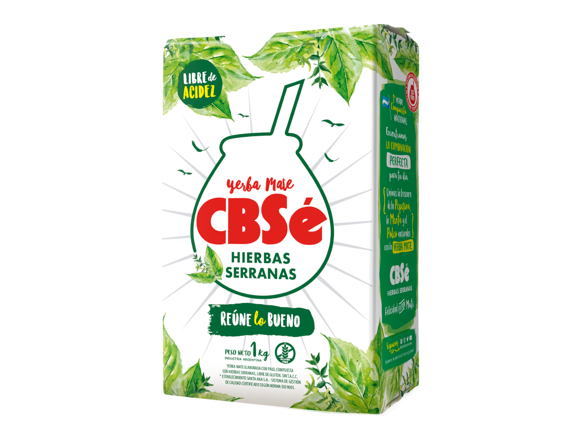 Yerba Mate CBSE Hierbas Serranas 500gr