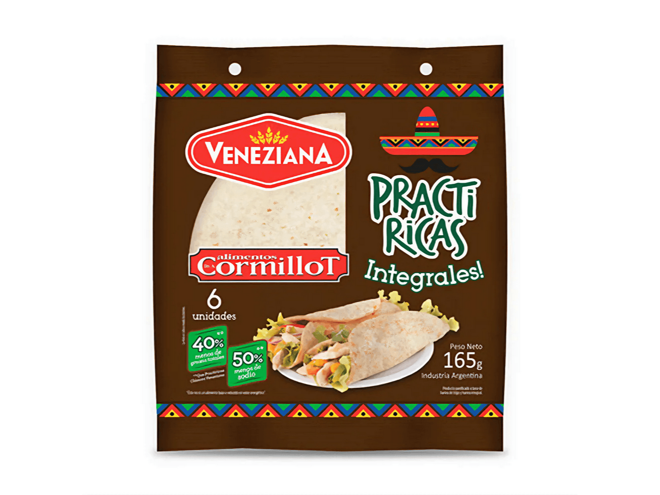 Tortillas Practi ricas Integrales Veneziana 6u