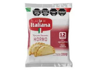 Tapas p/Emp. Horno LA ITALIANA 330gr