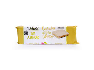 Galletas de Arroz DELUXE 115gr Chocolate Blanco Sin Gluten