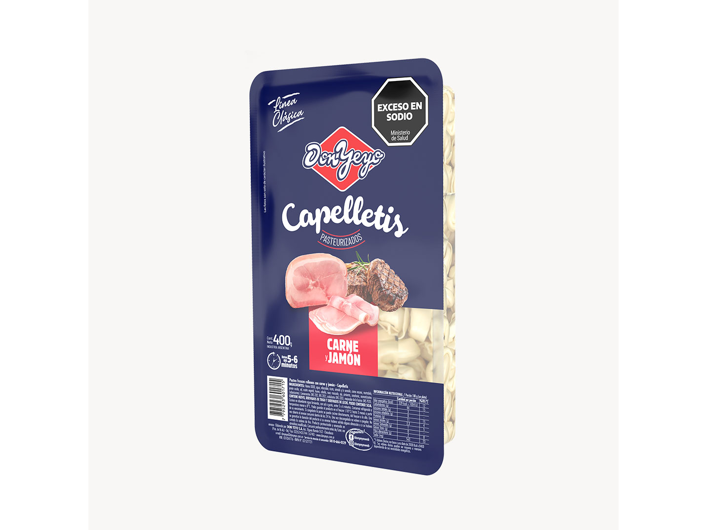 Capelletis DON YEYO 400gr Carne y Jamon
