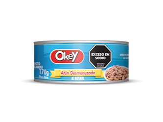 Atun Okey Desmenuzado Natural 170g