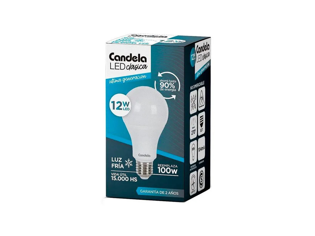 FOCO CANDELA 12W LUZ FRIA