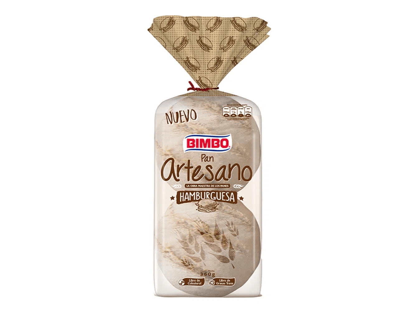 Pan para Hamburguesa BIMBO Artesano