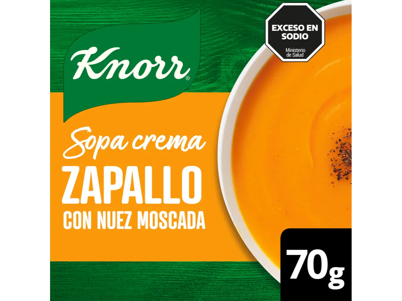 Sopa crema KNORR Zapallo 70gr