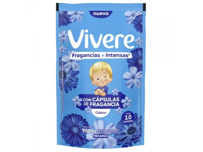 Suavizante VIVERE 900ml Clasico