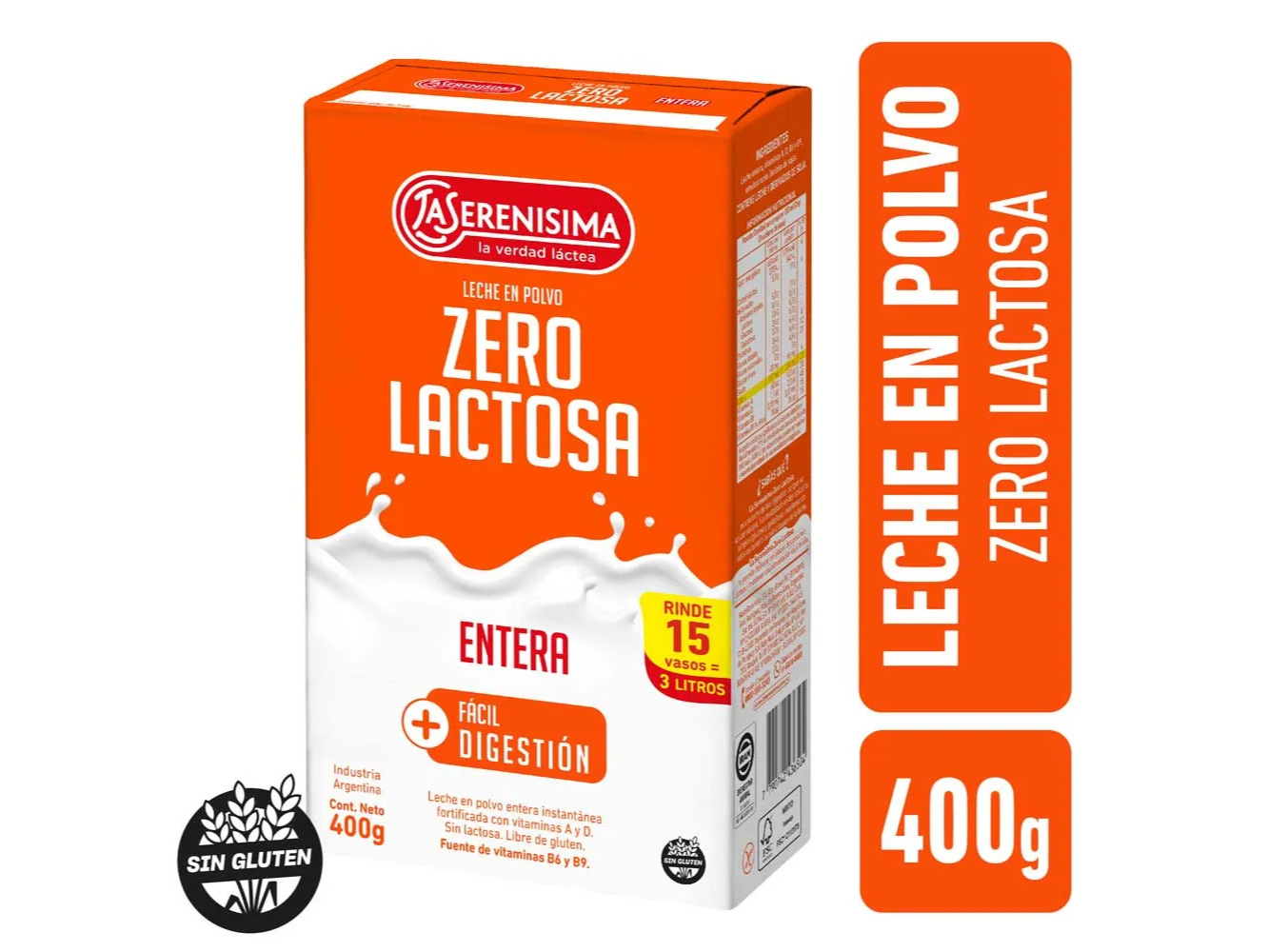Leche en polvo LS Zero lactosa 400g