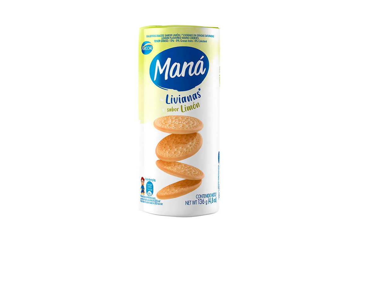 Galletas MANA 136gr Limon