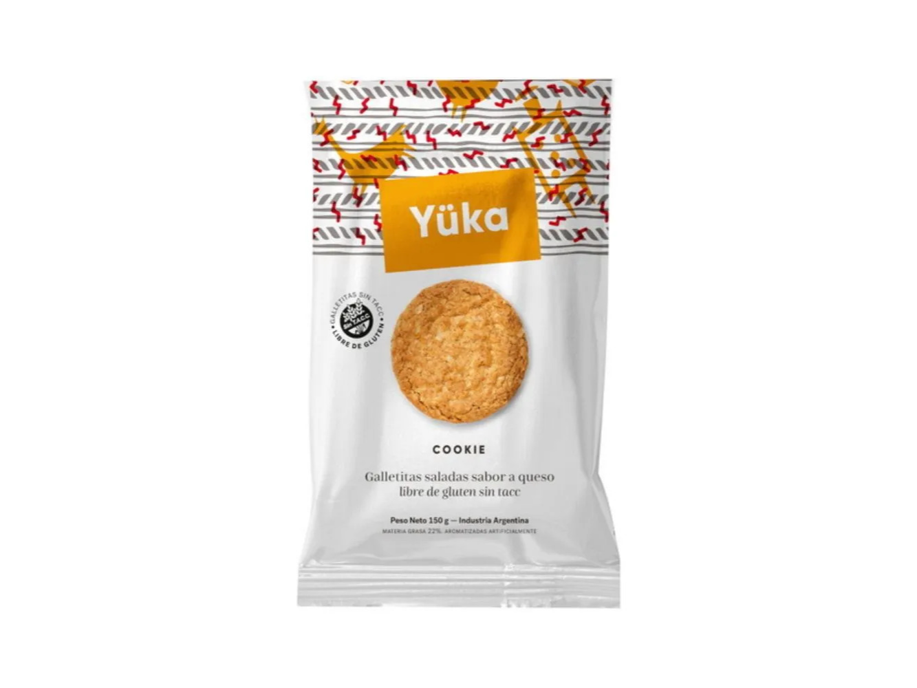 Galletas YUKA 150gr Queso Sin Gluten