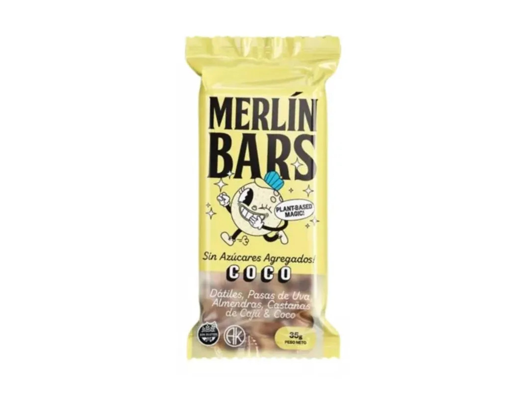 Barritas Merlín Bars 35gr Coco
