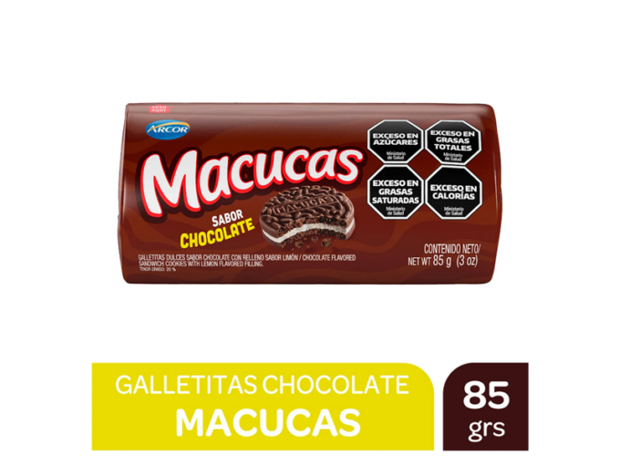 Galletas MACUCAS Chocolate 85gr