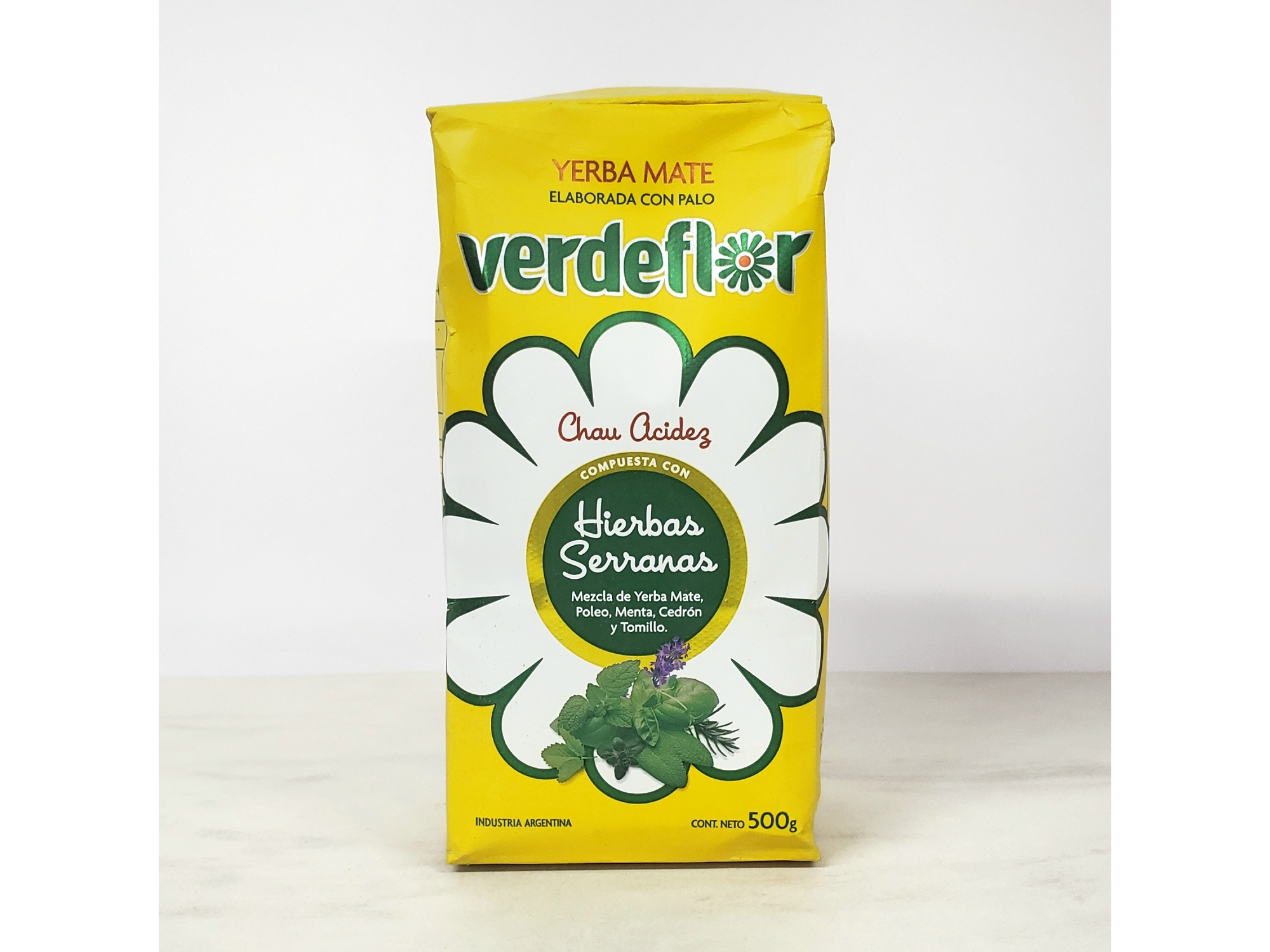 Yerba Mate VERDEFLOR Hierbas Serranas 500gr