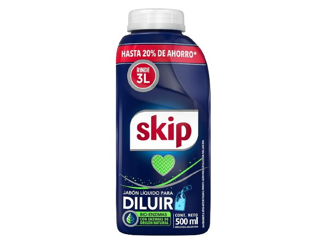 Jabon Liquido SKIP para Diluir 500ml