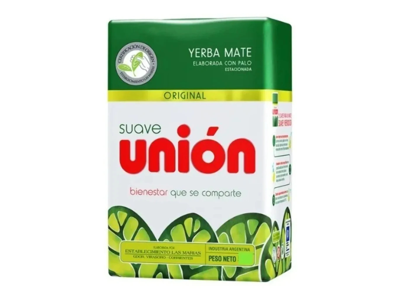 YERBA MATE UNION ORIGINAL SUAVE 500G