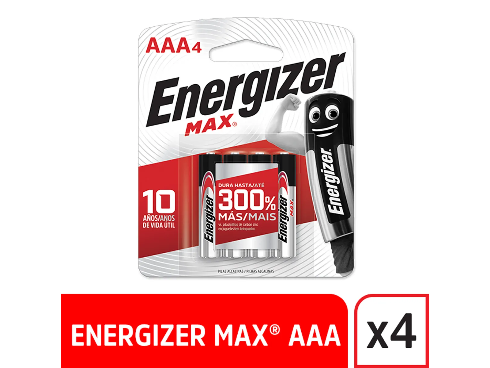 PILAS ENERGIZER MAX AAA X4
