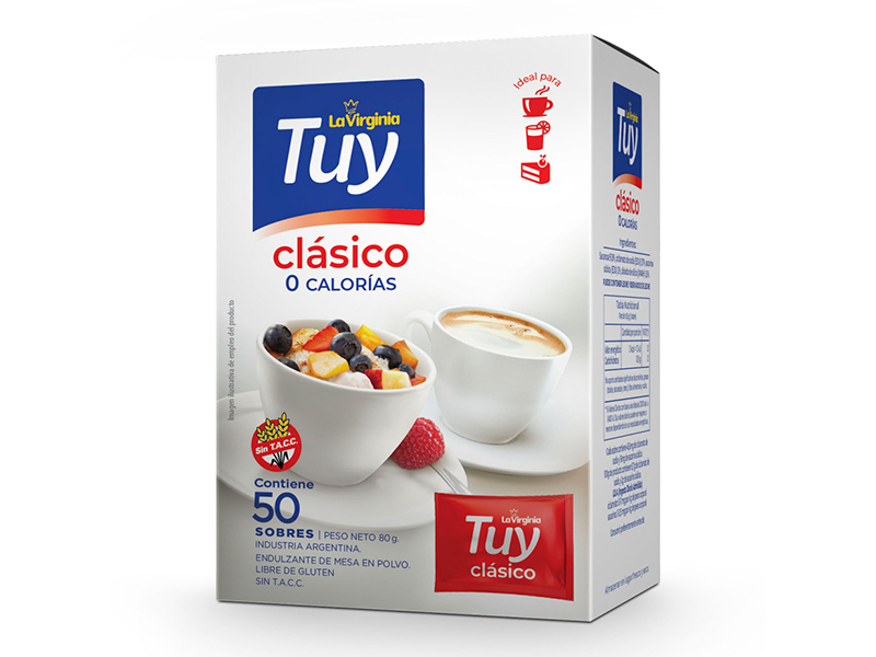 Edulcorante TUY Clasico POLVO 50 sobres