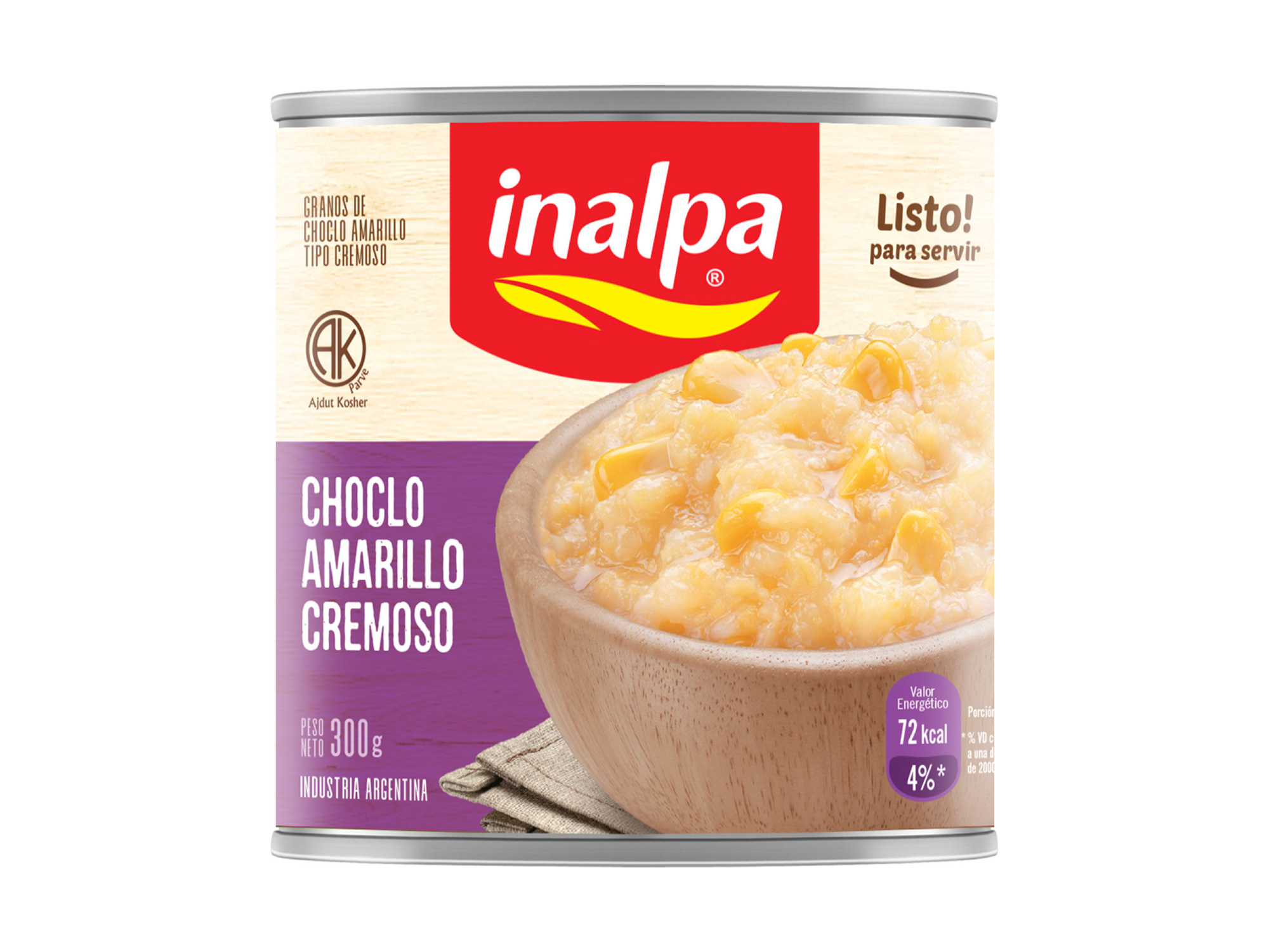Choclo Cremoso Amarillo INALPA 300gr