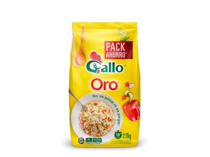 Arroz GALLO Oro Parboil 1Kg