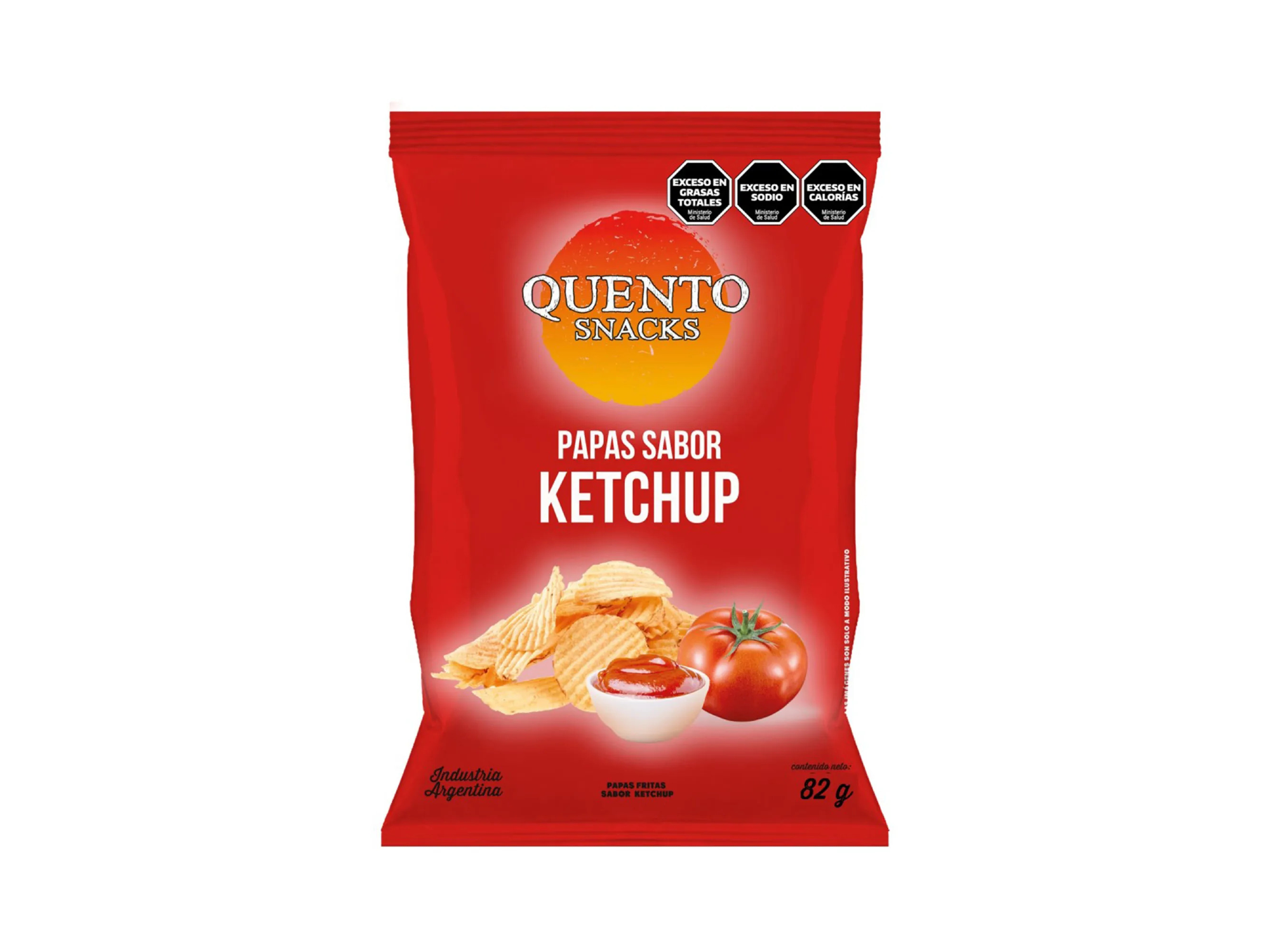Papas fritas QUENTO Ketchup 82g