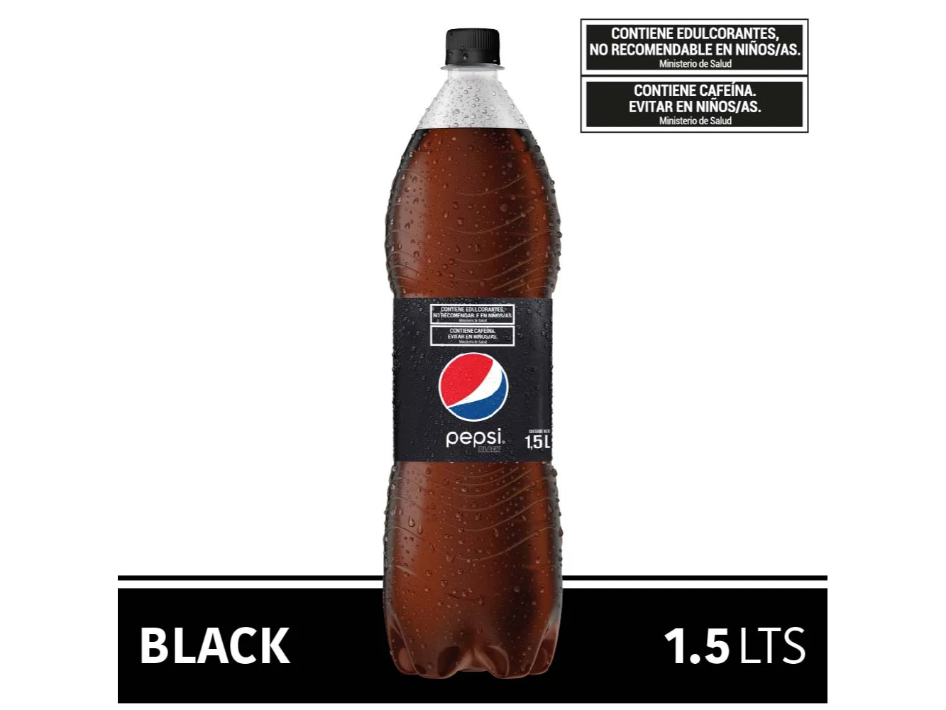 Gaseosa Pepsi Black 1,5L