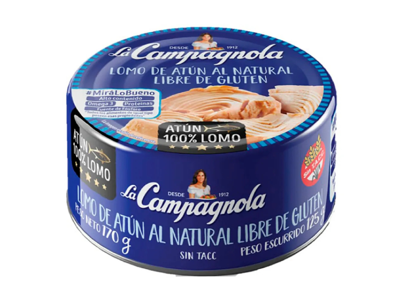 Lomo de Atun Natural La Campagnola 170gr