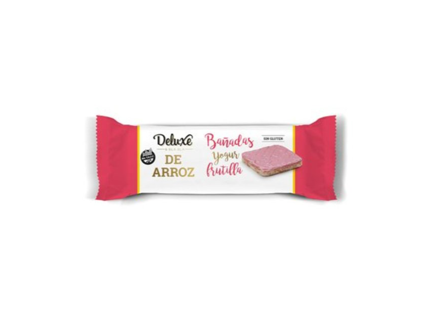 Galletas de Arroz DELUXE 115gr Yogur Frutilla Sin Gluten