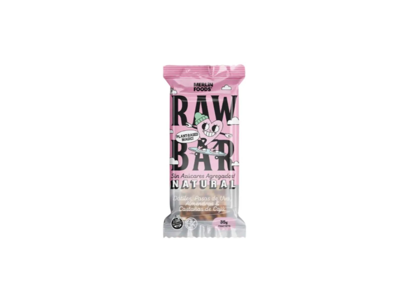 Barritas Merlín Bars 35gr Natural