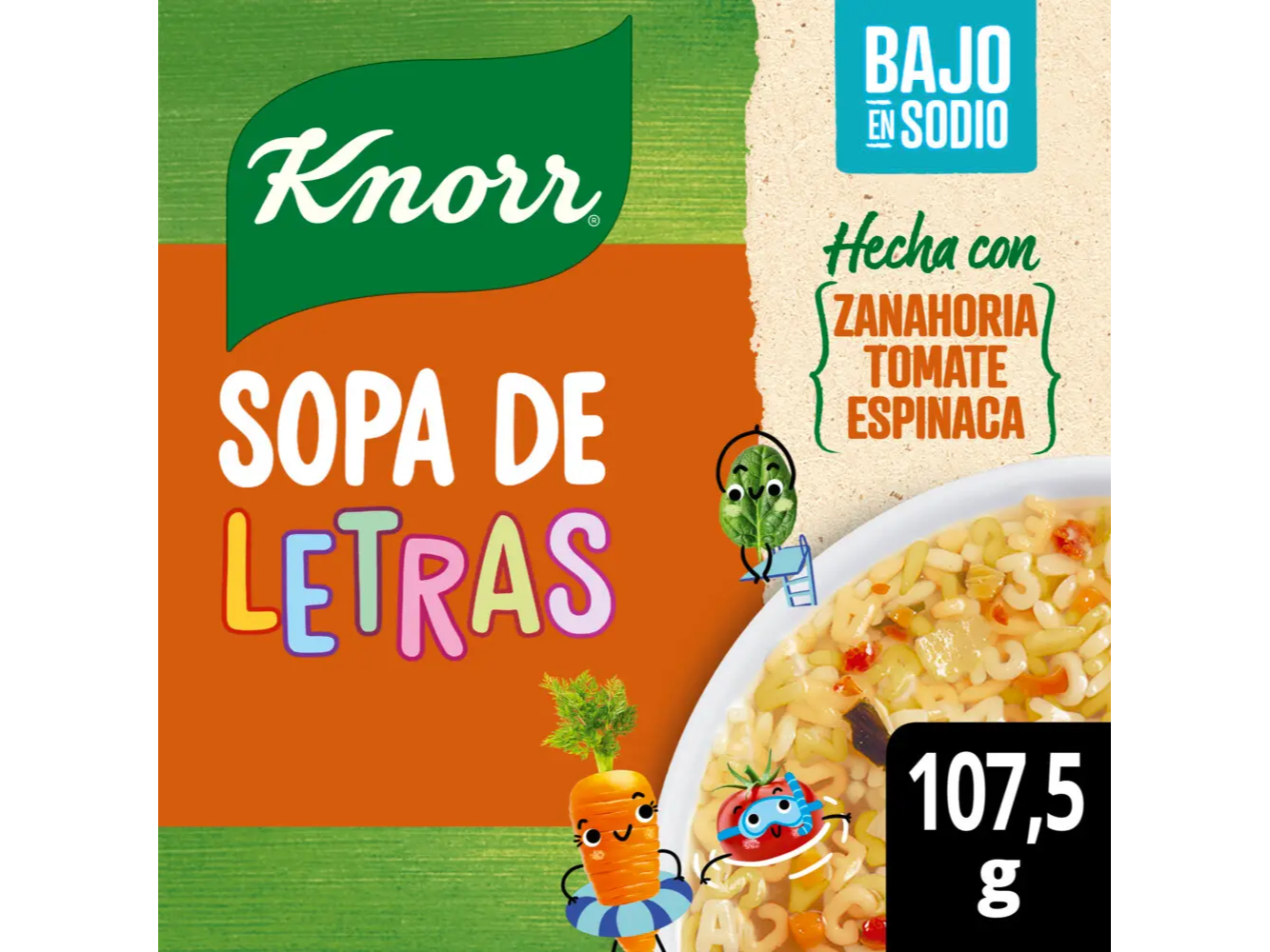 Sopa de Letras KNORR 107.5 g