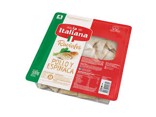 Ravioles LA ITALIANA 500gr Pollo y Verdura