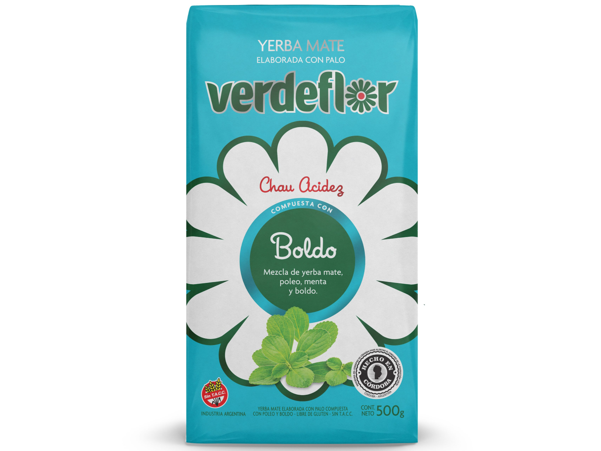Yerba Mate VERDEFLOR Boldo 500gr