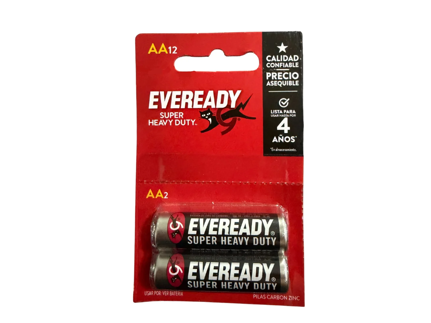 PILAS EVEREADY AA X2