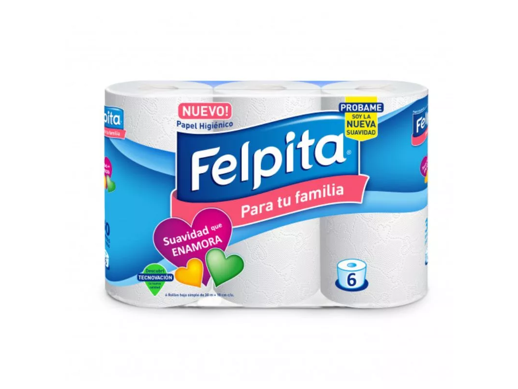 Papel Higienico FELPITA 6x30mts