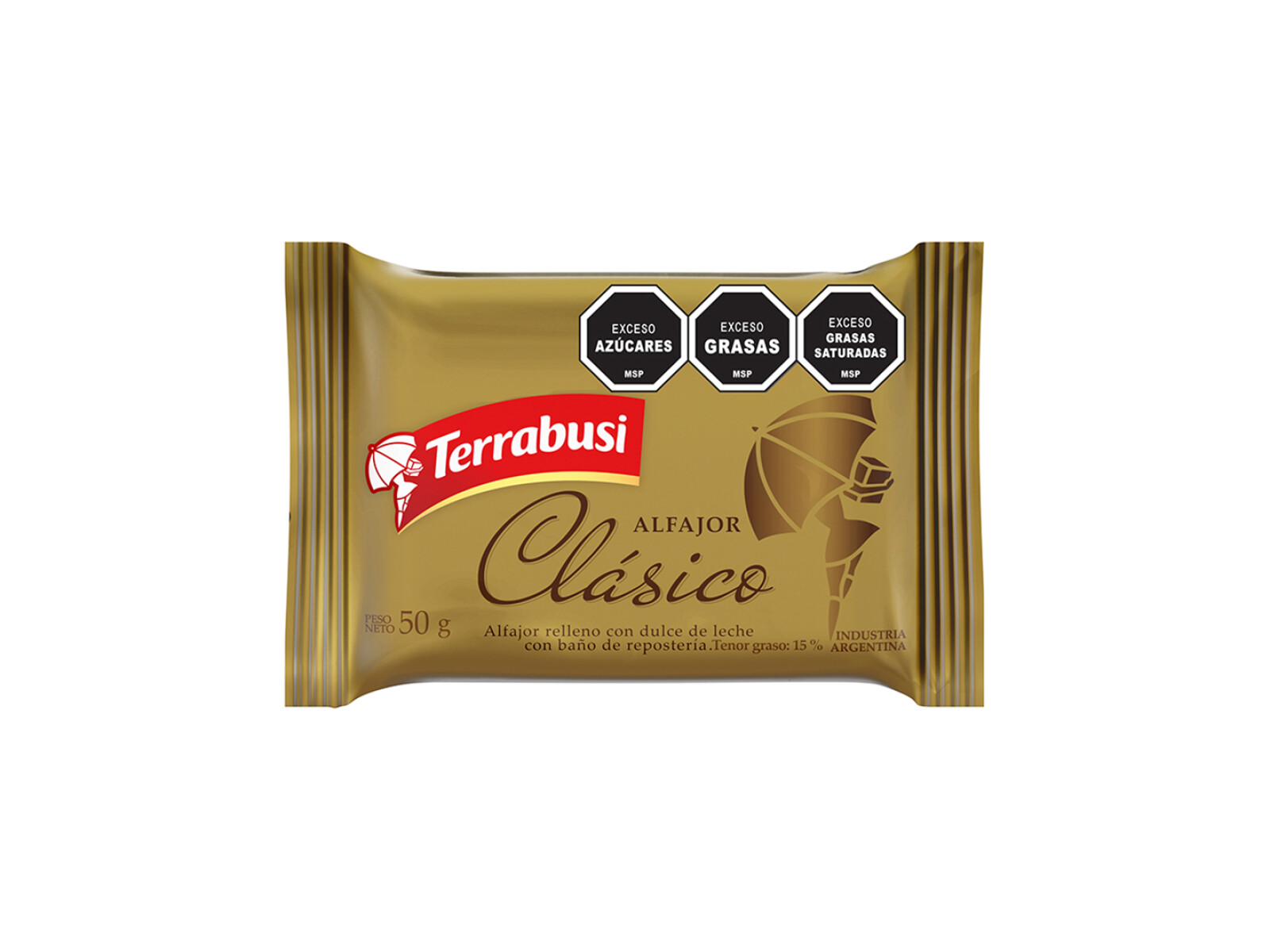 Alfajor TERRBUSI 50gr Clasico