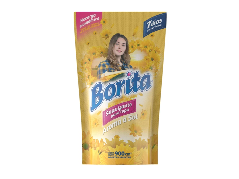 Suavizante BORITA 900ml Aroma a Sol