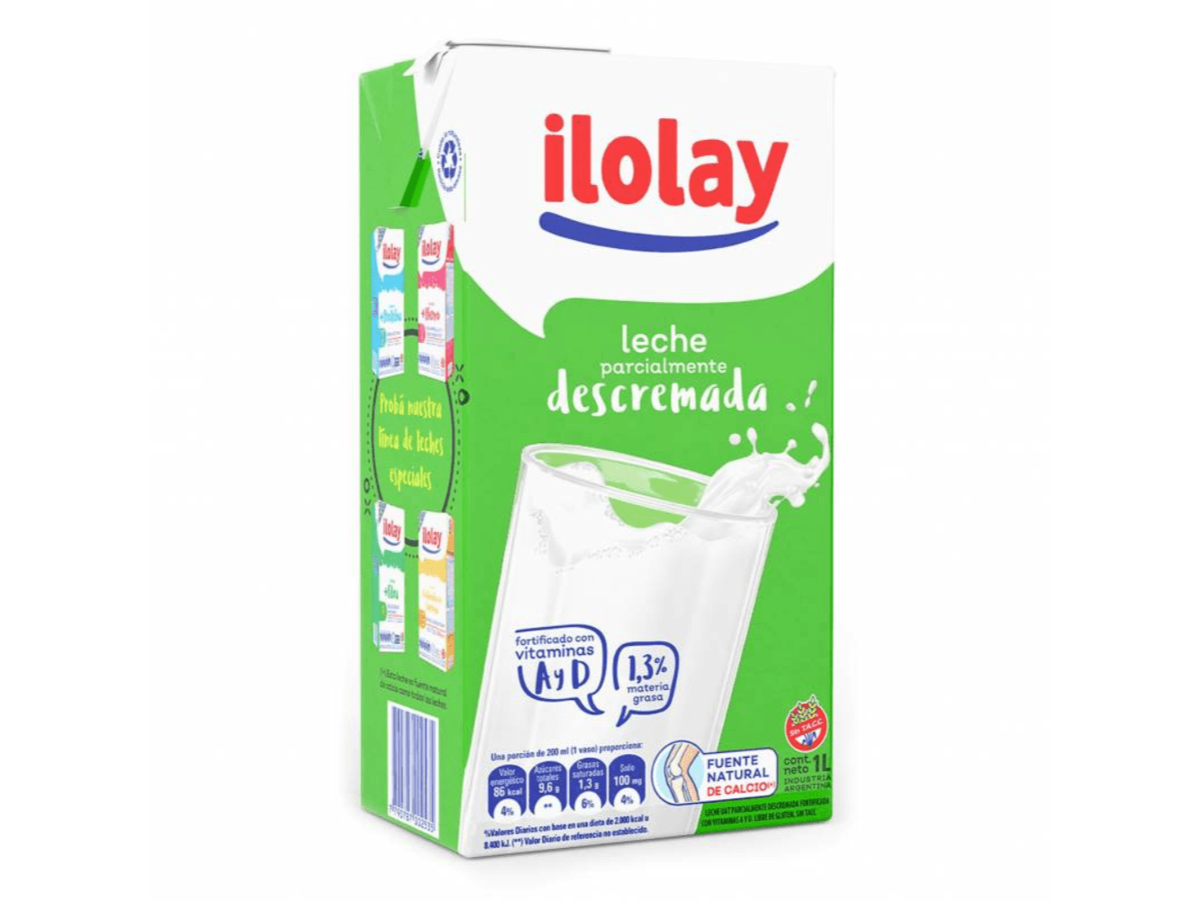 Leche Descremada ILOLAY 1L