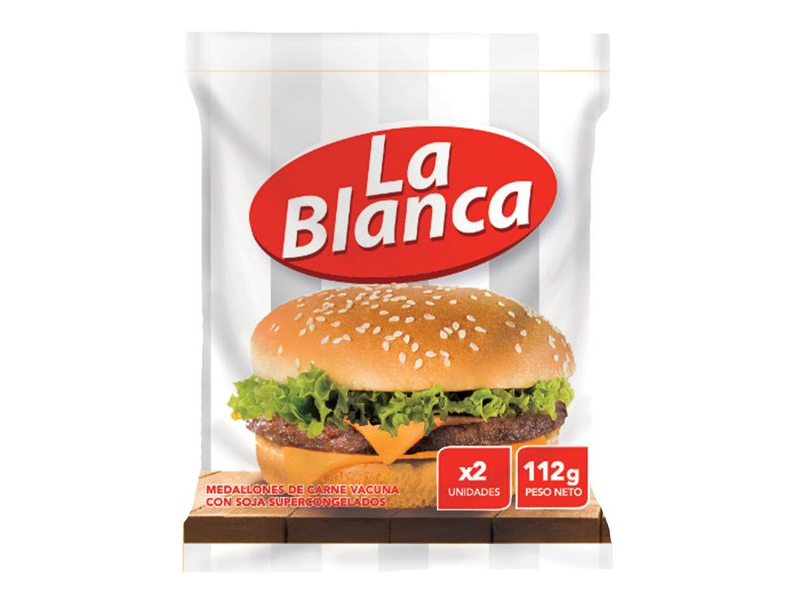Hamburguesa LA BLANCA 112gr 2u