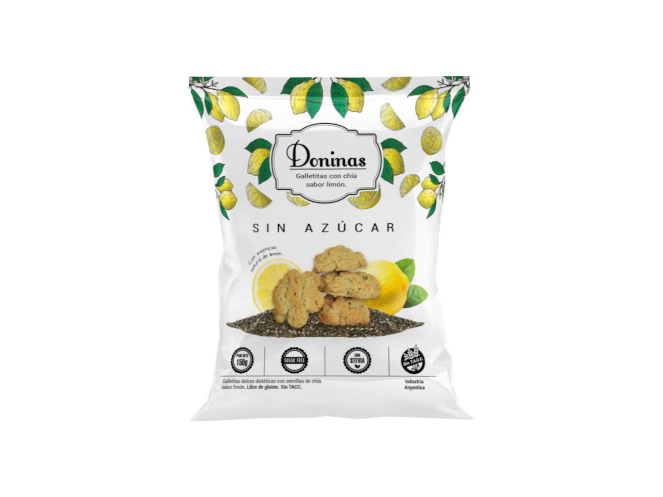 Galletas DONINAS 200gr Limon Sin Azucar