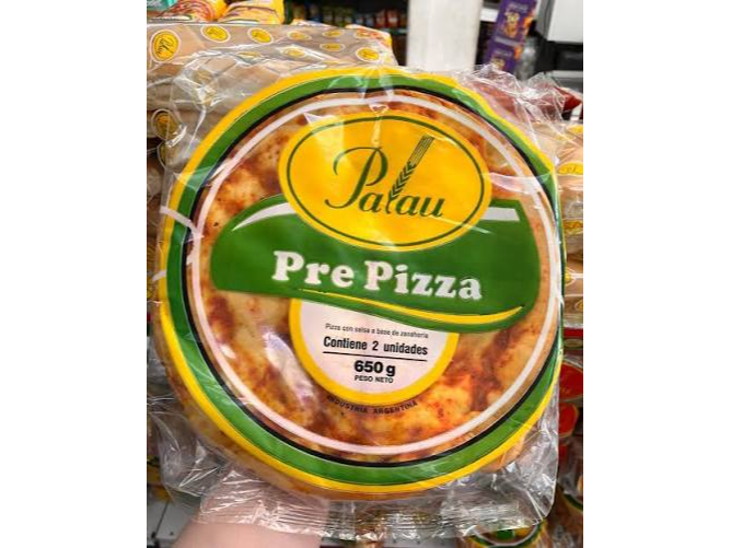 Prepizzas PALAU 650gr 2u