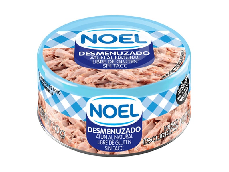 ATUN DESMENUZ. NOEL AL NATURAL 170GR