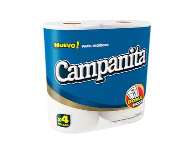 Papel Higienico CAMPANITA 4x30mts Doble Hoja