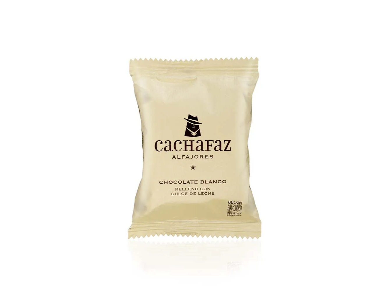 Alfajor CACHAFAZ 60gr Blanco