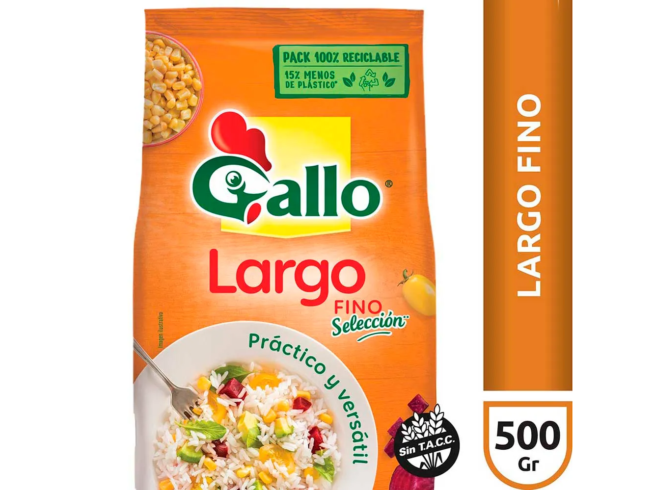 Arroz GALLO Largo Fino 500gr