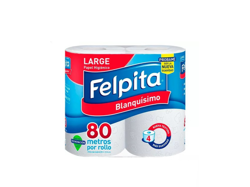 Papel Higienico FELPITA 4x80mts