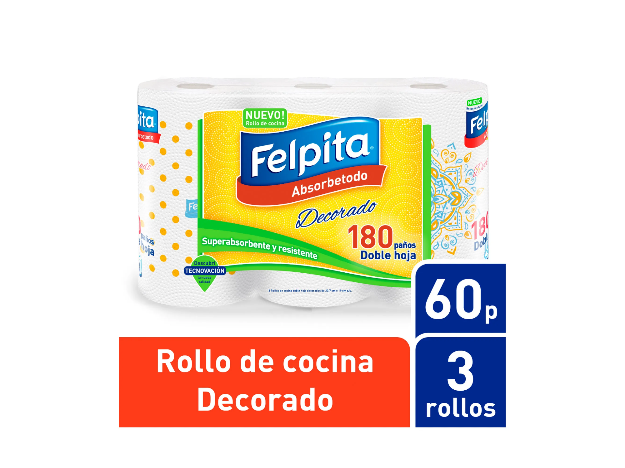 Rollo de cocina FELPITA x3 Deco