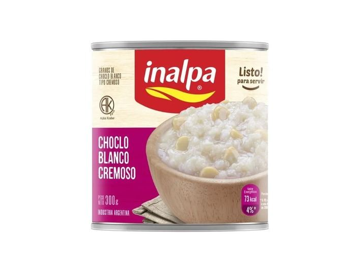 Choclo Cremoso Blanco INALPA 300gr