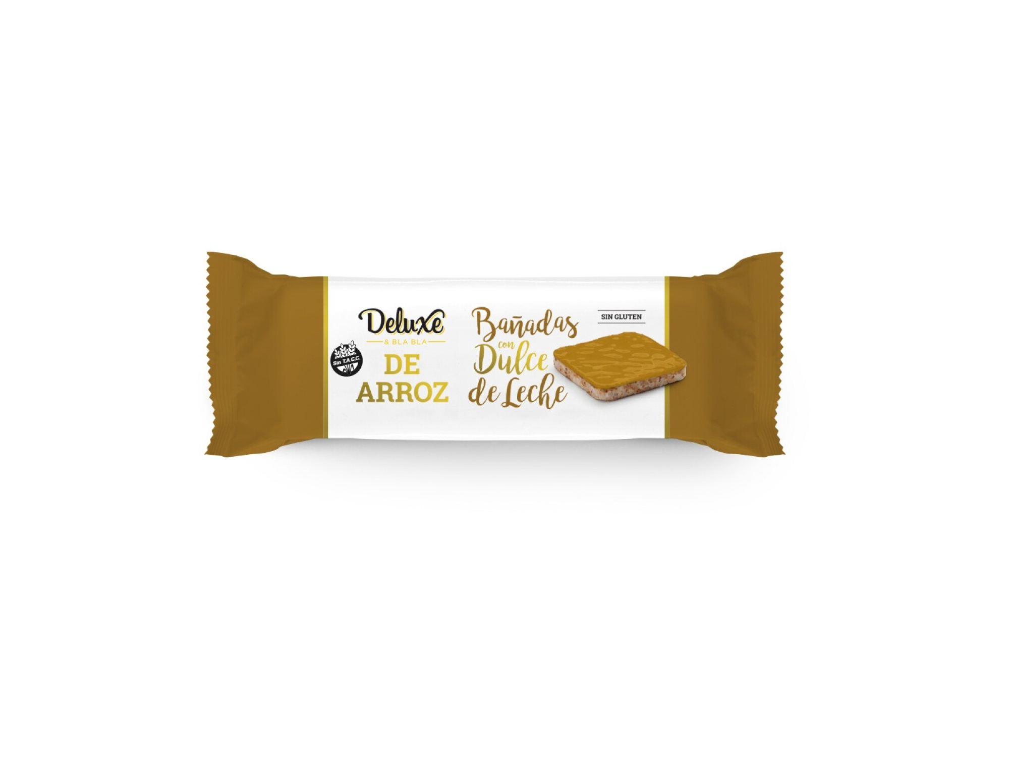 Galletas de Arroz DELUXE 115gr Dulce de Leche Sin Gluten