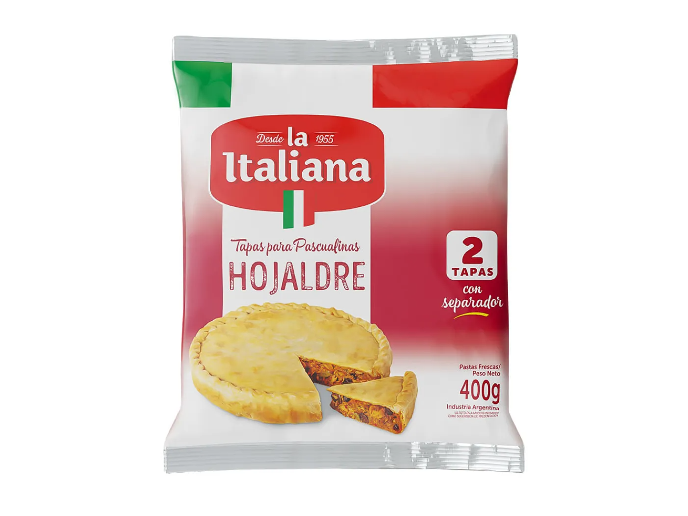 Pascualina LA ITALIANA 400gr Hojaldre