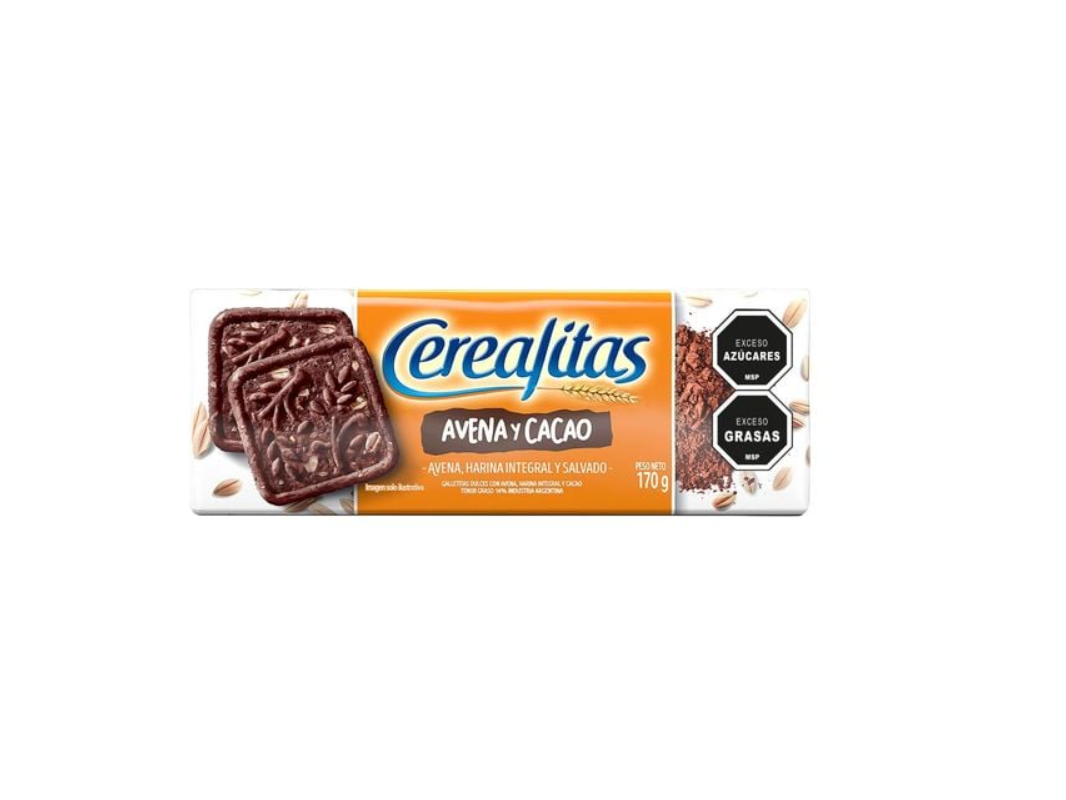 Galleta Cerealitas Avena y Cacao 170gr